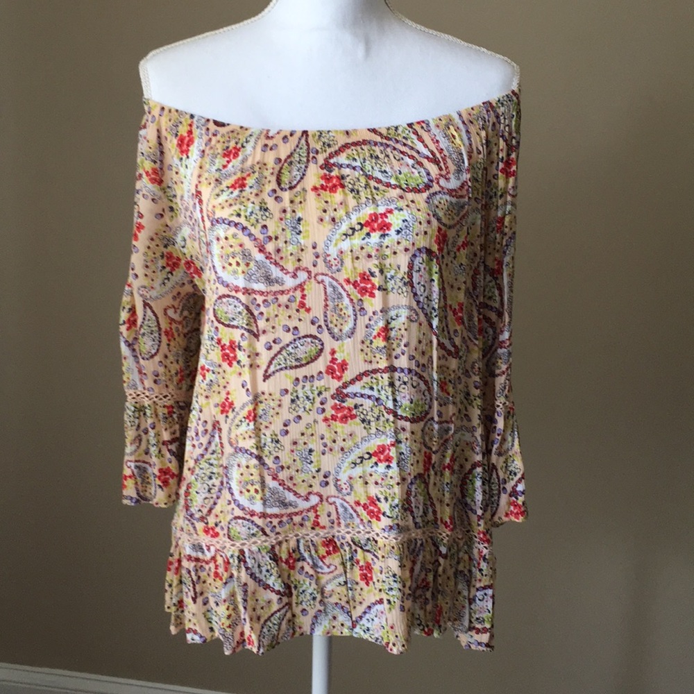 Fever floral off shoulder blouse